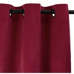 MASEL - Cortina de Felpa New Velvet Burdeo 140 X220-