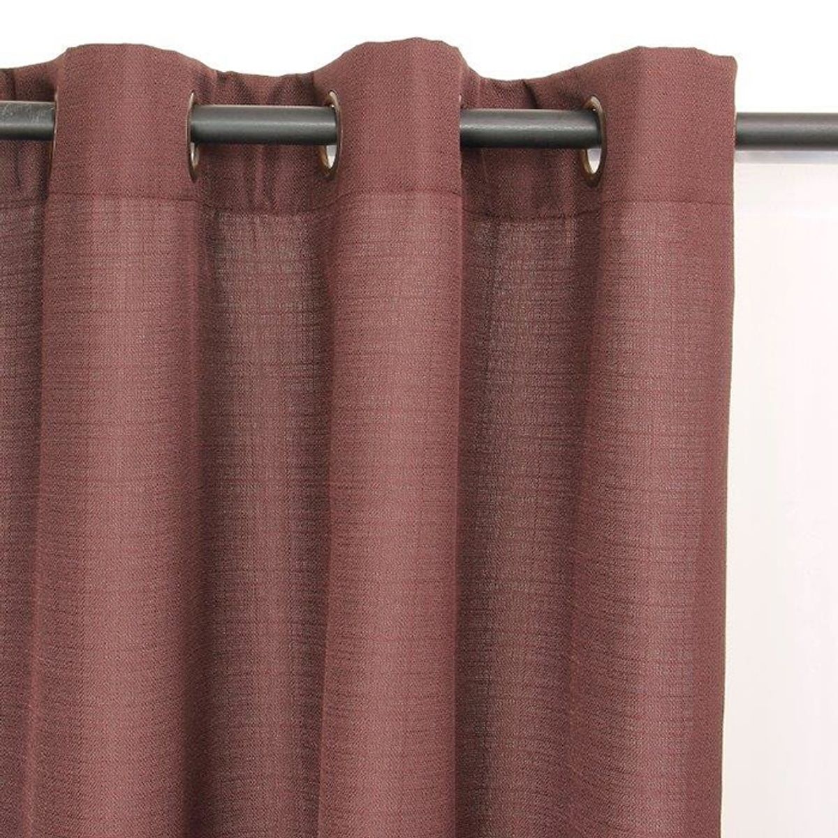 MASEL - Set Cortinas Barbara Chocolate 8 Piezas
