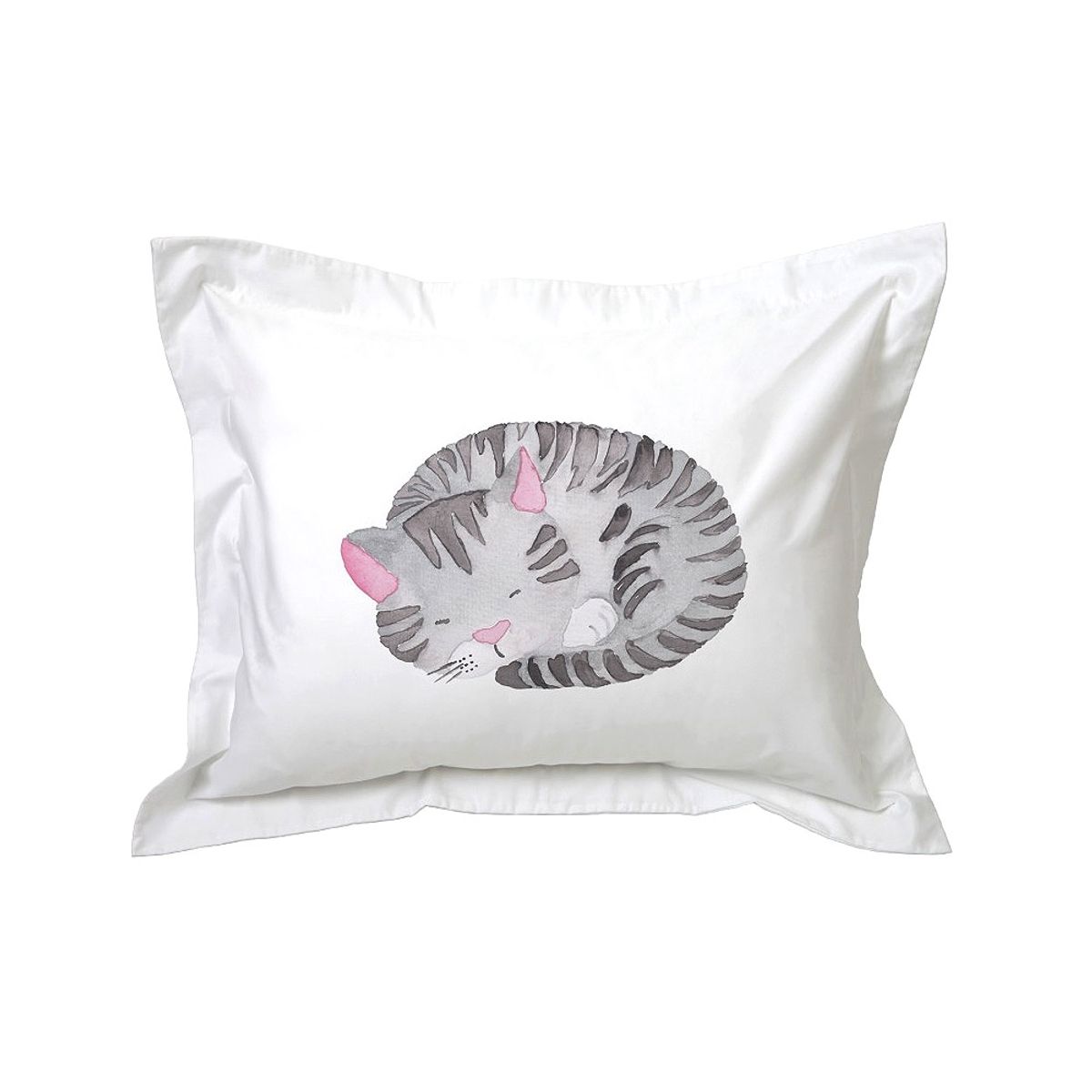 TUYO PRINT - Funda De Almohada Gato