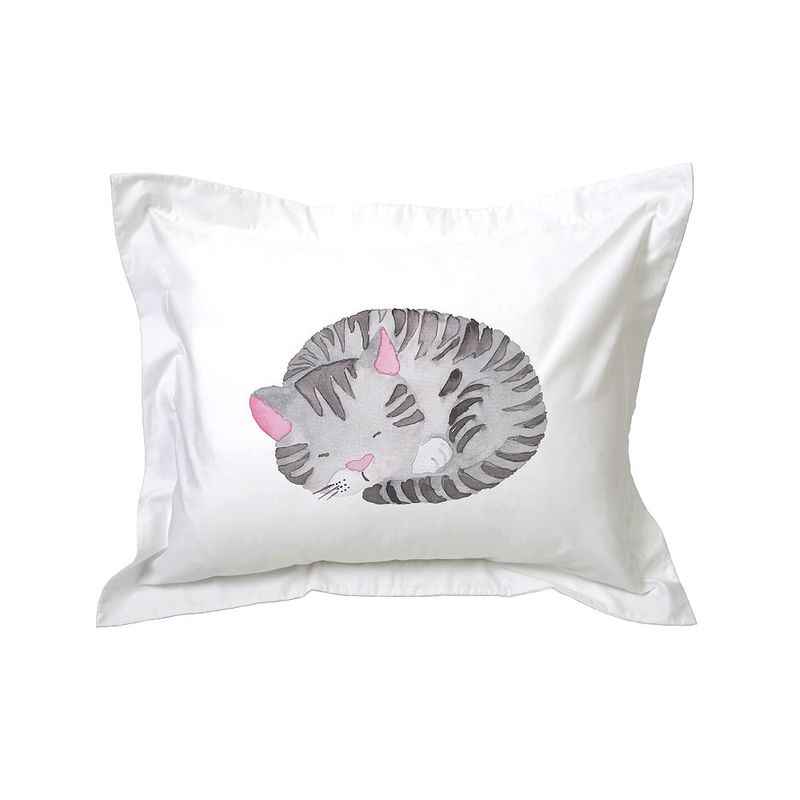 TUYO PRINT - Funda De Almohada Gato