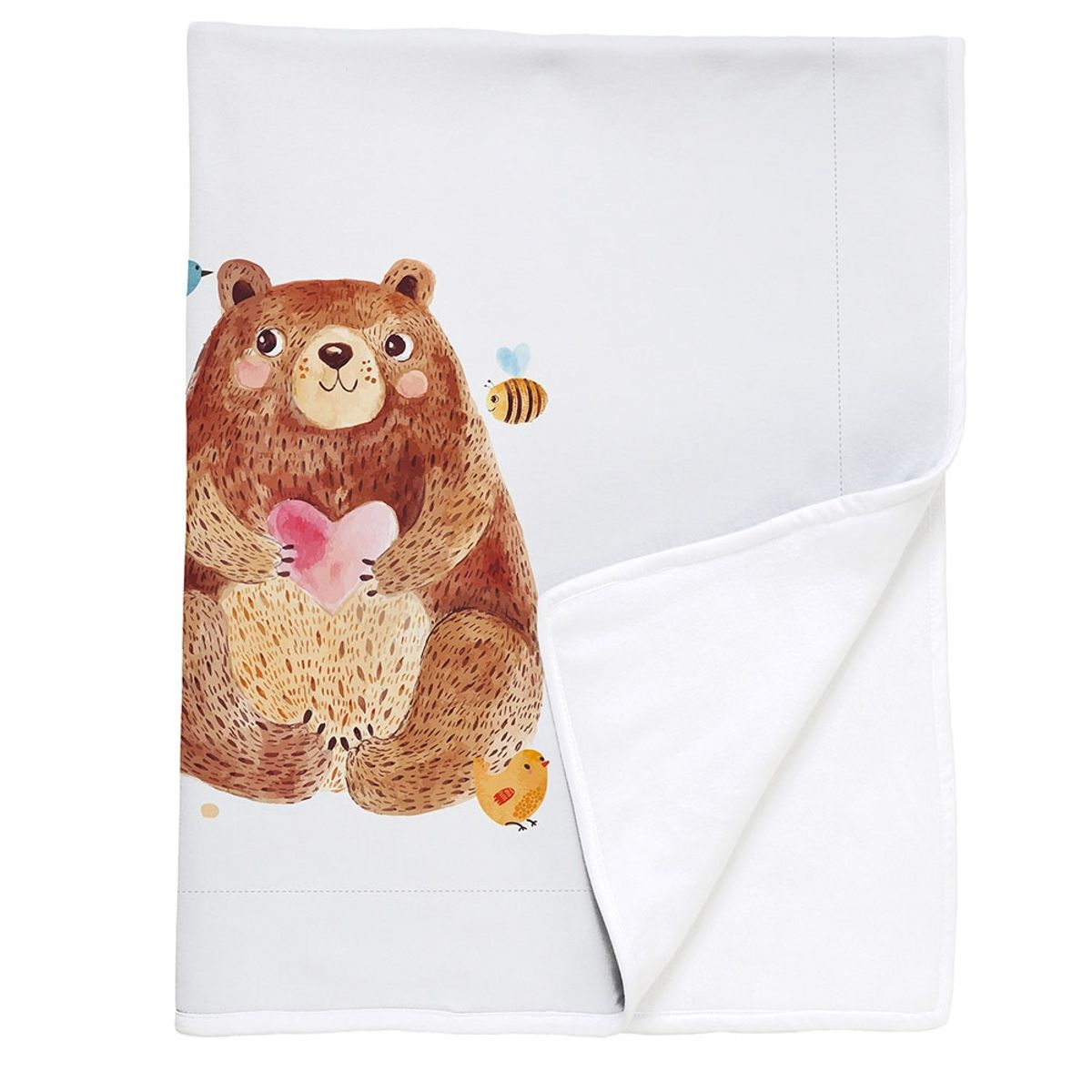 TUYO PRINT - Manta Polar Tuyo Print Oso