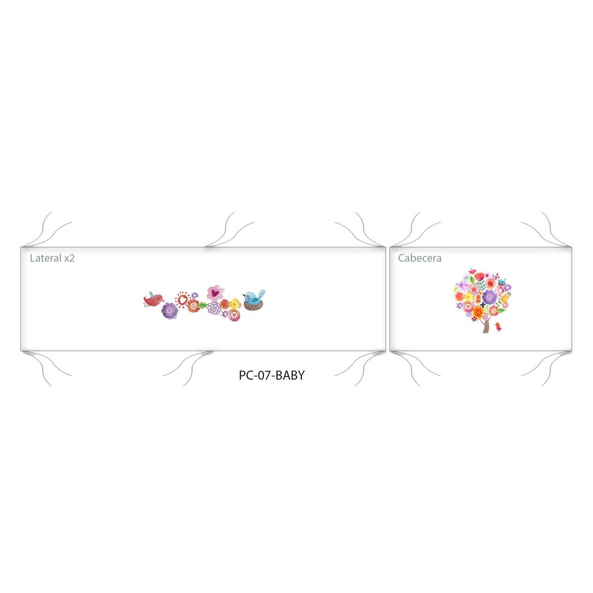 TUYO PRINT - Protector Cuna Arbolito - Tuyo Print