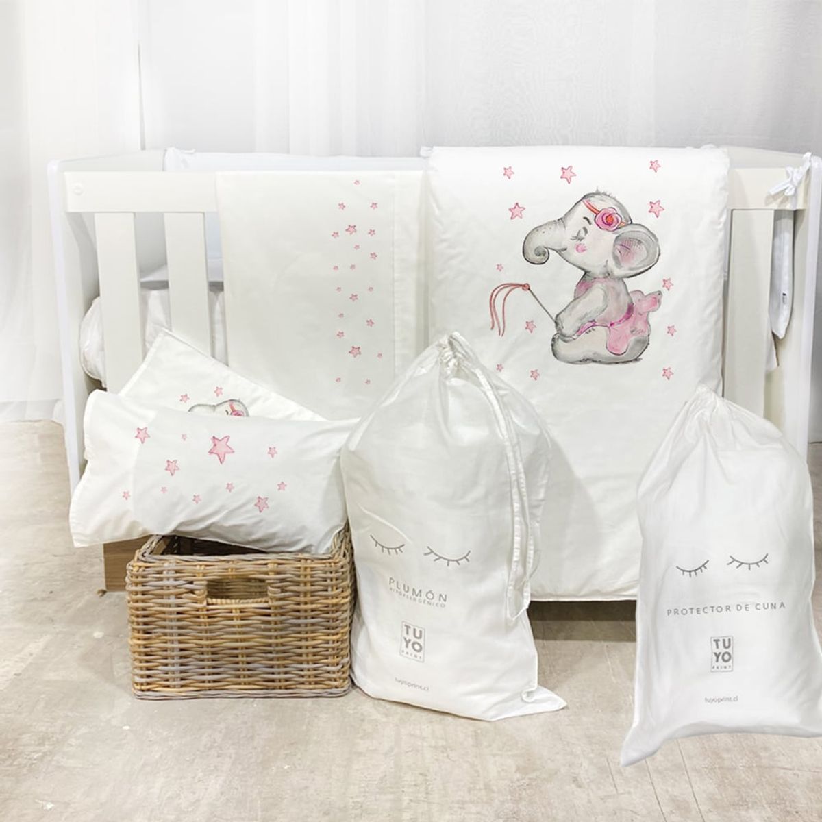 TUYO PRINT - Set Cuna Elefanta Bailarina
