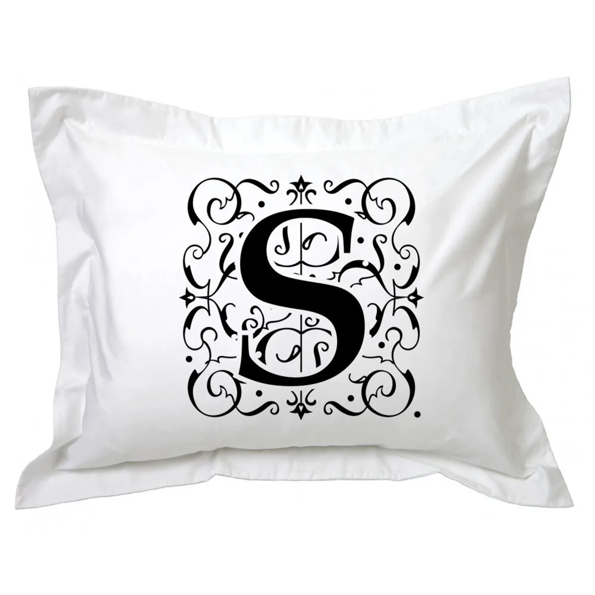 TUYO PRINT - Funda de Almohada Letra Deco S