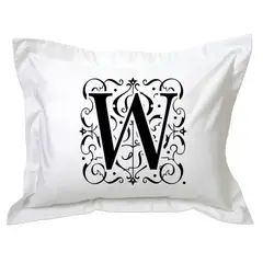 TUYO PRINT - Funda de Almohada, Letras Deco W