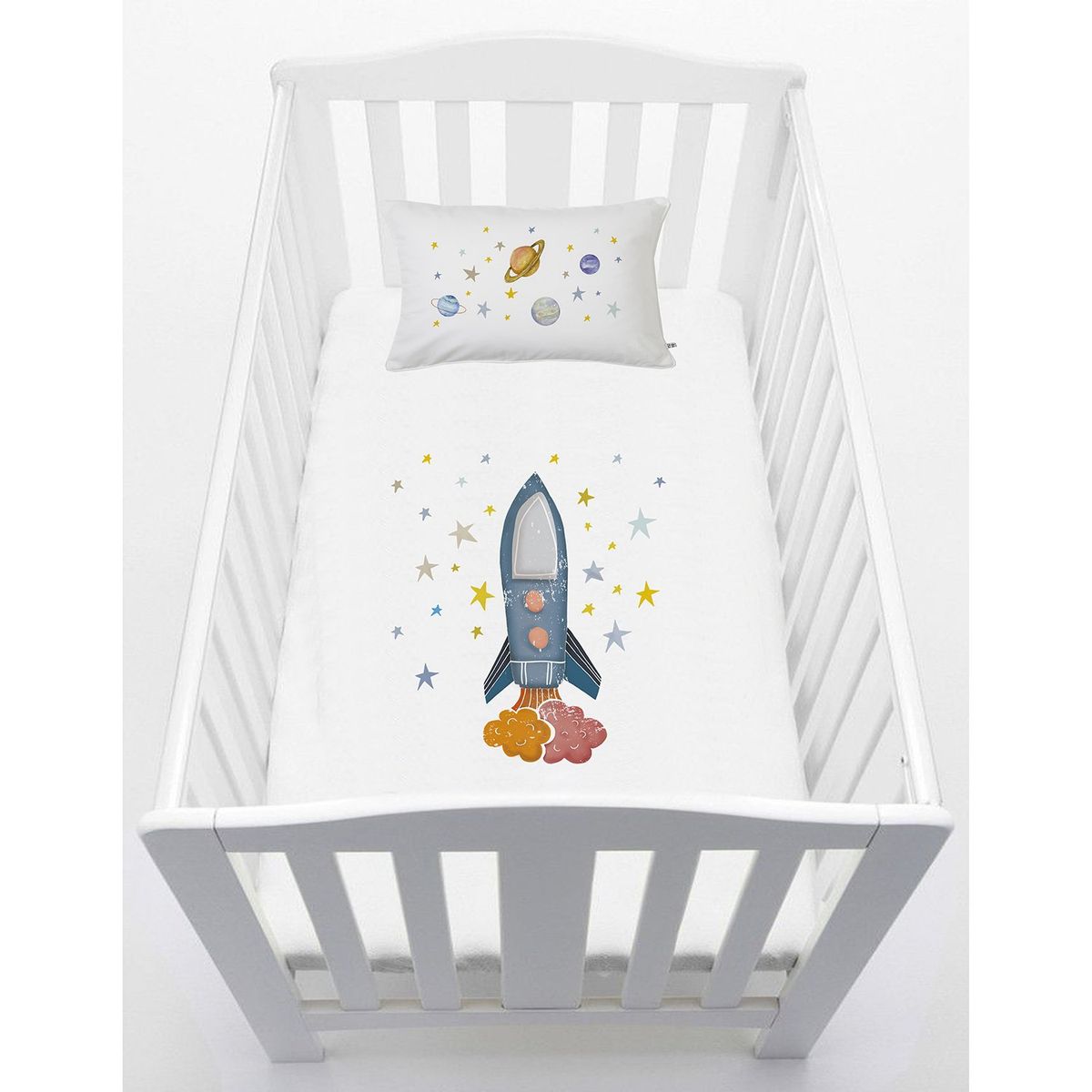 TUYO PRINT - Cubreplumón Cuna Espacial