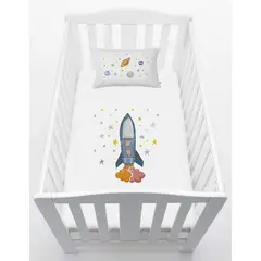 TUYO PRINT - Cubreplumón Cuna Espacial