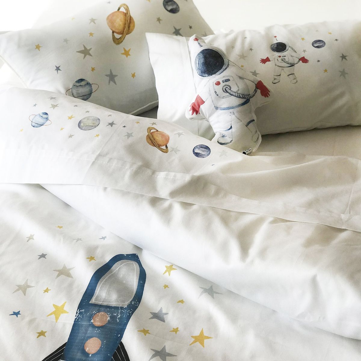 TUYO PRINT - Cubreplumón Cuna Espacial
