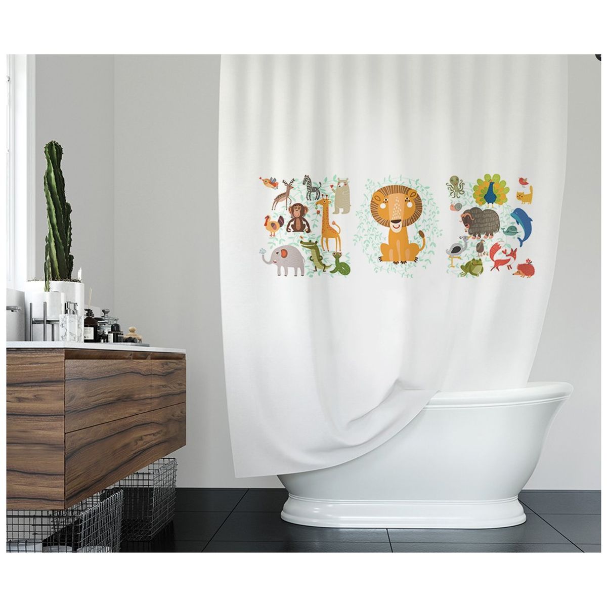 TUYO PRINT - Cortina de Baño Zoo - Tuyo Print