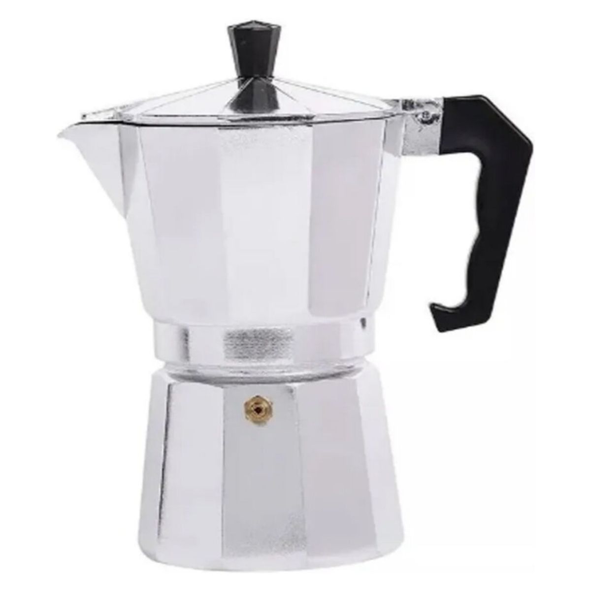 GENERICO - Cafetera Acero Inoxidable 6 Tazas Moka.