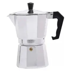 GENERICO - Cafetera Acero Inoxidable 6 Tazas Moka
