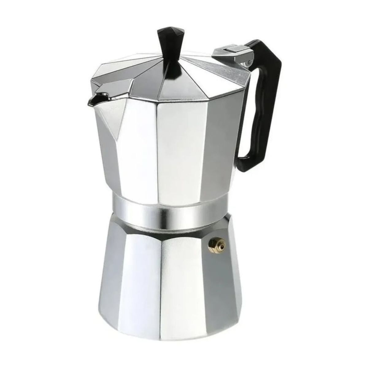 GENERICO - Cafetera Acero Inoxidable 6 Tazas Moka.