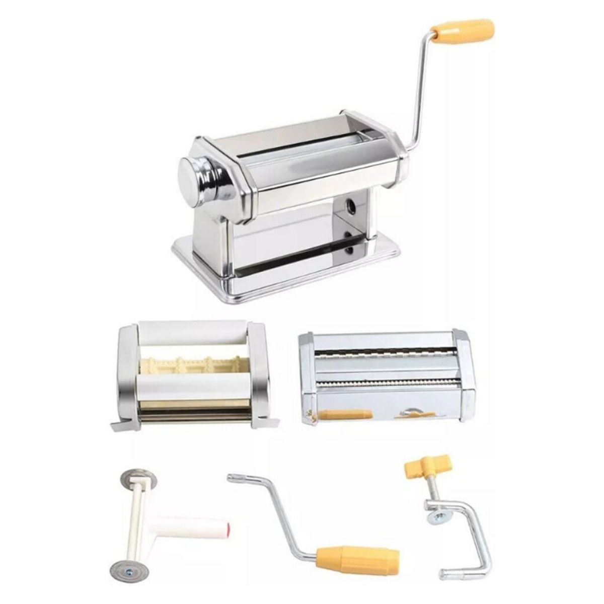 GENERICO - Maquina Para Hacer Pastas Laminadora Ravioli Acero.