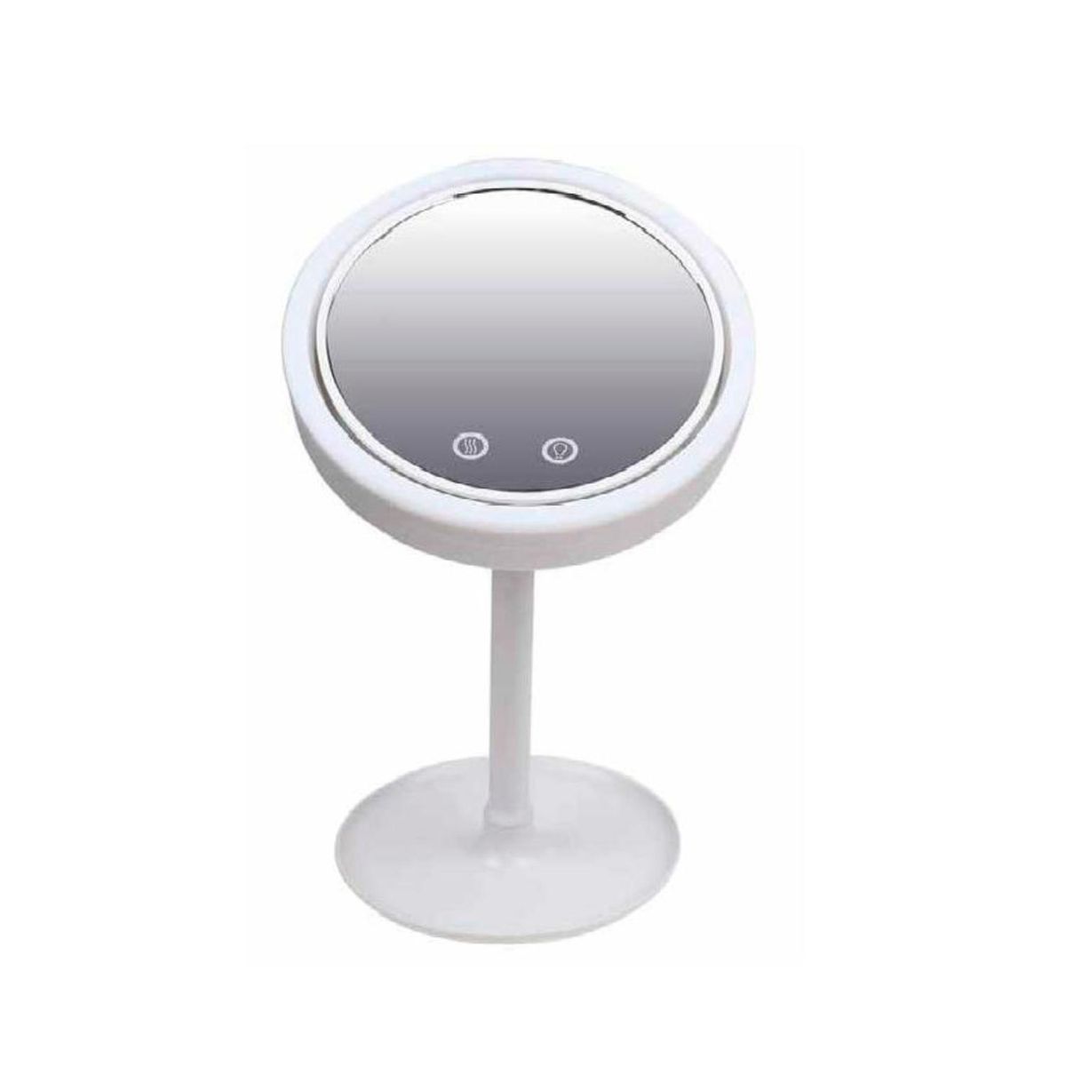 GENERICO - Espejo Para Maquillarse 3 En 1 Con Luz LED Y Ventilador