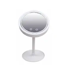 GENERICO - Espejo Para Maquillarse 3 En 1 Con Luz LED Y Ventilador