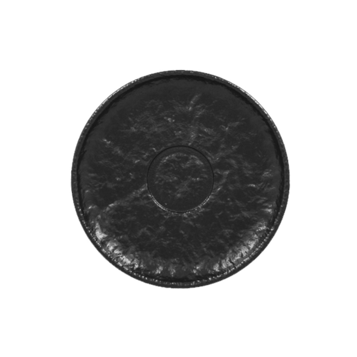 RAK PORCELAIN - SET DE 12 PLATILLO PORCELANA NEGRA 13CM ROCK RAK RAK PORCELAIN