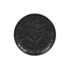 RAK PORCELAIN - SET DE 12 PLATILLO PORCELANA NEGRA 13CM ROCK RAK