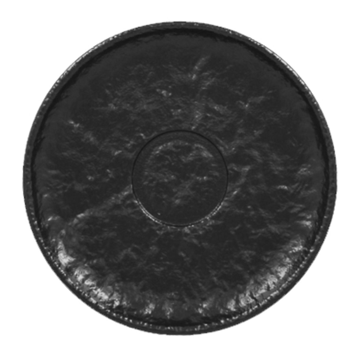 RAK PORCELAIN - SET DE 6 PLATILLO PORCELANA NEGRA 13CM ROCK RAK RAK PORCELAIN