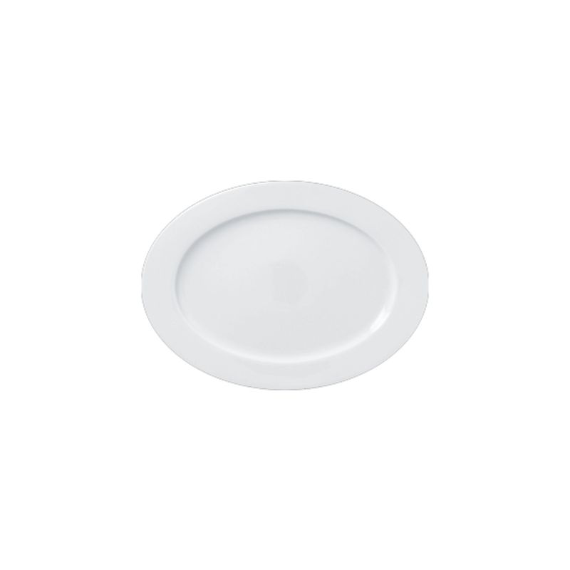 RAK PORCELAIN - PLATO OVALADO PORCELANA BLANCO 32CM ACCES RAK RAK PORCELAIN