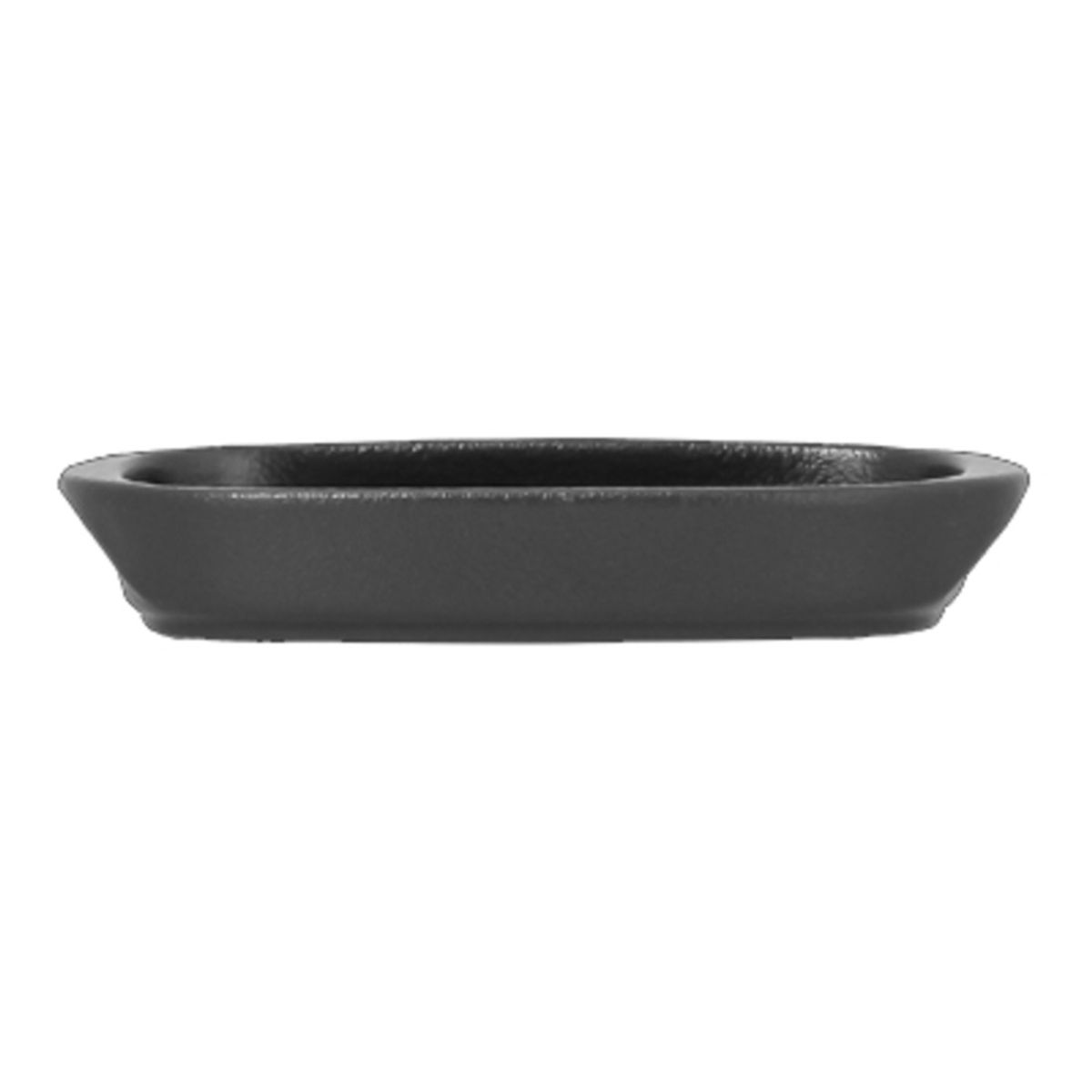 RAK PORCELAIN - PLATO RECTANGULAR PORCELANA NEGRO 17CM NEOFUSION RAK RAK PORCELAIN