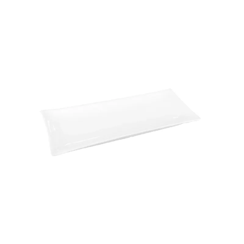 STAR FINE PORCELAIN - SET DE 12 PLATOS RECTANGULAR BAJOS DE PORCELANA BLANCOS 25,6CM STAR SQUARE STAR FINE PORCELAIN