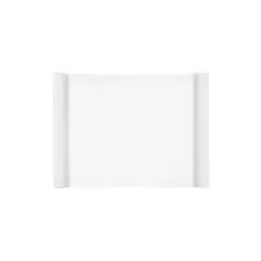 STAR FINE PORCELAIN - SET DE 6 PLATOS TIPO BANDEJA SUSHI DE PORCELANA BLANCOS 28 CM STAR