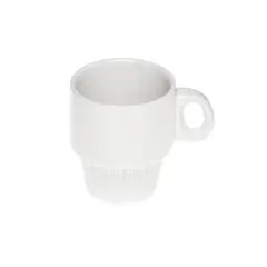 STAR FINE PORCELAIN - SET DE 24 TAZAS CAFE DE PORCELANA BLANCOS 90CC STAR TH