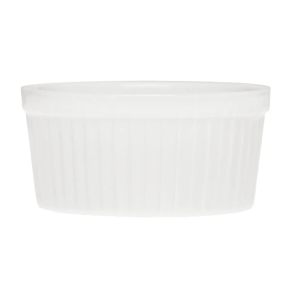 STAR FINE PORCELAIN - SET DE 12 POCILLOS PARA SOUFLE BLANCOS 11,5 CM STAR STAR FINE PORCELAIN