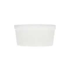 STAR FINE PORCELAIN - SET DE 12 POCILLOS PARA SOUFLE BLANCOS 11,5 CM STAR