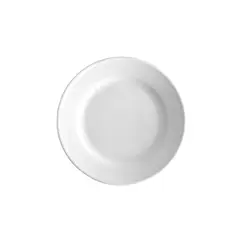 STAR FINE PORCELAIN - SET DE 6 PLATOS REDONDOS DE PORCELANA BLANCOS 19CM STAR TH