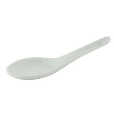 Imagen 2 del producto SET DE 24 CUCHARA COCTEL DE PORCELANA BLANCA 11CM STAR ROUND
