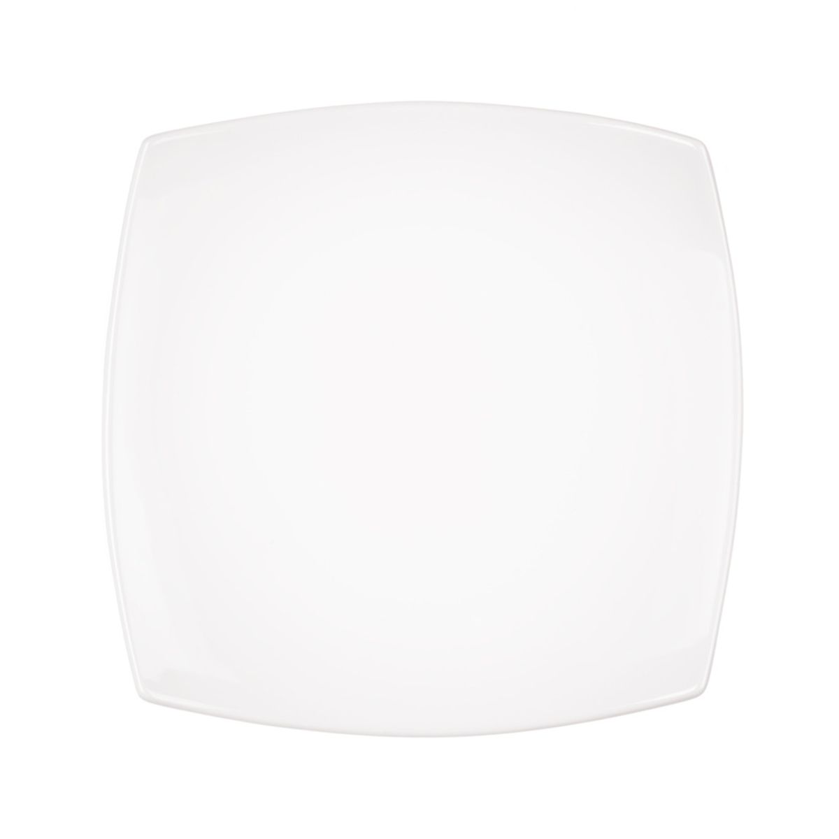 STAR FINE PORCELAIN - SET DE 6 PLATOS DE PORCELANA CUADRADOS BLANCOS 24 CM STAR STAR FINE PORCELAIN