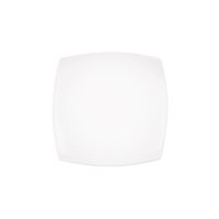 SET DE 6 PLATOS DE PORCELANA CUADRADOS BLANCOS 24 CM STAR