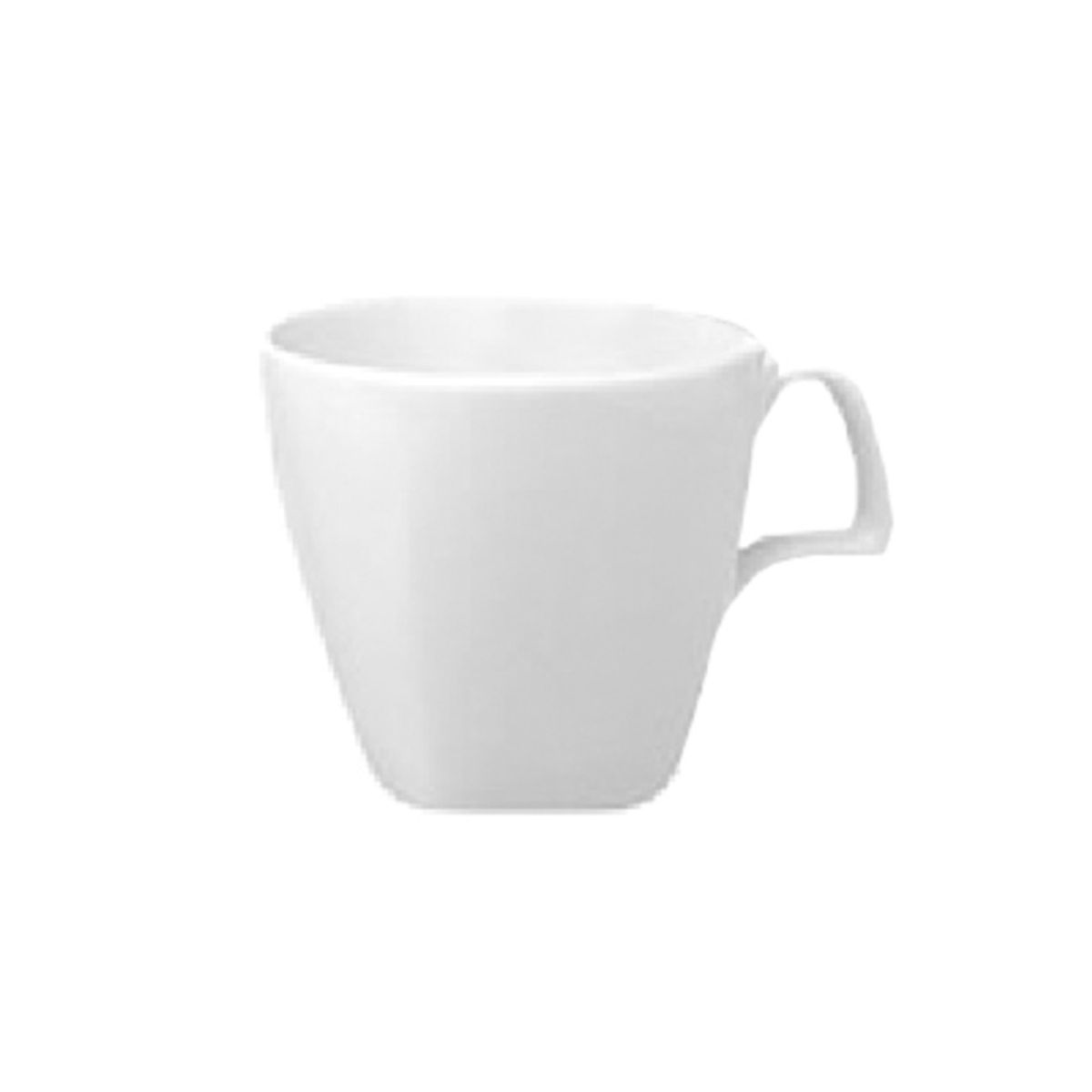 STAR FINE PORCELAIN - SET DE 6 TAZAS CAFE DE PORCELANA BLANCOS CUADRADA 80CC STAR ROUND STAR FINE PORCELAIN