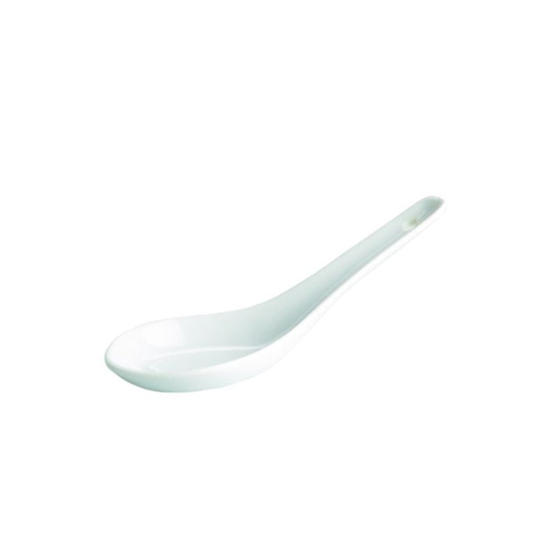 STAR FINE PORCELAIN - SET DE 6 CUCHARA COCTEL DE PORCELANA BLANCA 11CM STAR ROUND STAR FINE PORCELAIN
