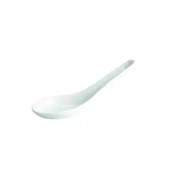 STAR FINE PORCELAIN - SET DE 6 CUCHARA COCTEL DE PORCELANA BLANCA 11CM STAR ROUND