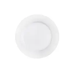 STAR FINE PORCELAIN - SET DE 24 PLATOS REDONDOS DE PORCELANA BLANCOS 25CM STAR ROUND 6/24