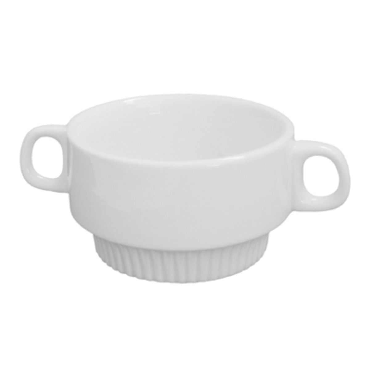 STAR FINE PORCELAIN - SET DE 24 TAZAS CONSOME DE PORCELANA BLANCOS STAR TH STAR FINE PORCELAIN