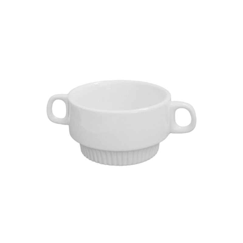 STAR FINE PORCELAIN - SET DE 24 TAZAS CONSOME DE PORCELANA BLANCOS STAR TH STAR FINE PORCELAIN