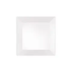 STAR FINE PORCELAIN - SET DE 24 PLATOS BAJOS CUADRADOS BLANCOS 18 CM STAR
