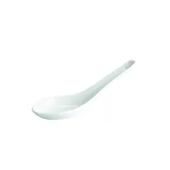 STAR FINE PORCELAIN - SET DE 12 CUCHARA COCTEL DE PORCELANA BLANCA 11CM STAR ROUND