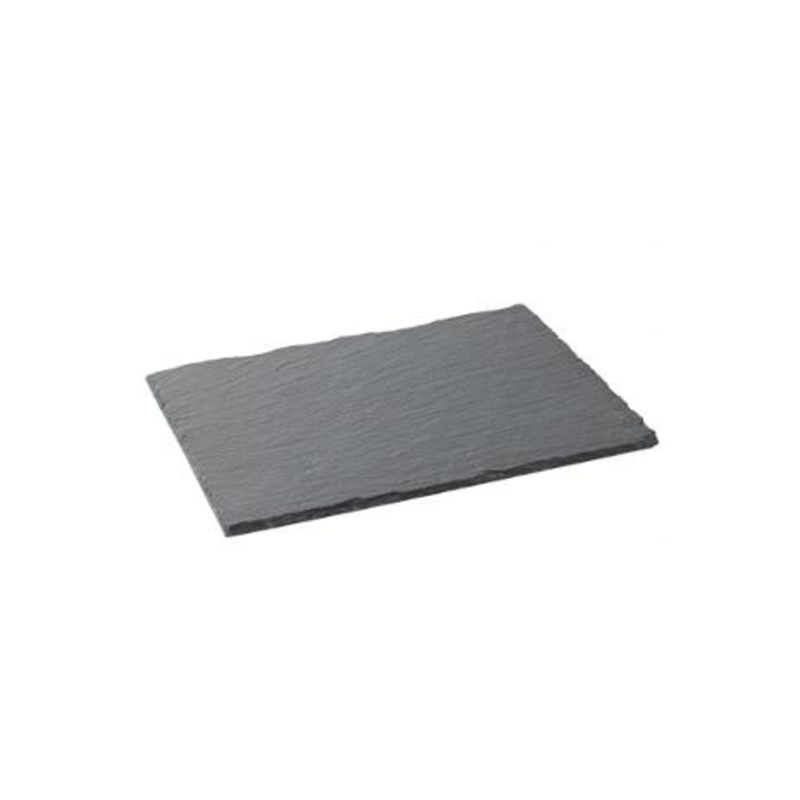 UTOPIA - SET DE 6 DE PLATOS RECTANGULARES PIEDRA PIZARRA 22X30CM UTOPIA (PLATOS) UTOPIA