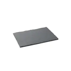 UTOPIA - SET DE 6 DE PLATOS RECTANGULARES PIEDRA PIZARRA 22X30CM (PLATOS)
