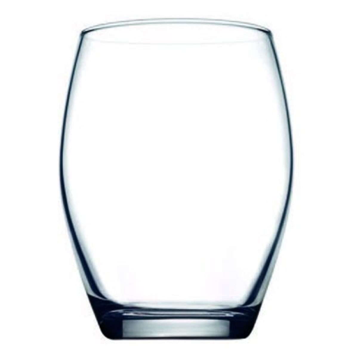 PASABAHCE - Set De 6 Vasos De Vidrio Bajo Agua 390Cc Pasabahce PASABAHCE