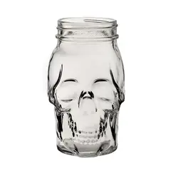 UTOPIA - Set De 6 Vasos Vidrio Bajo Skull 500Cc