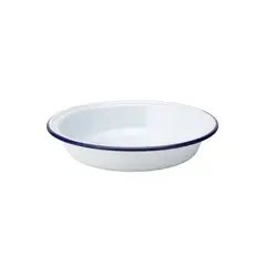 UTOPIA - SET DE 6 PLATOS HONDOS ENLOZADOS BLANCOS 22CM