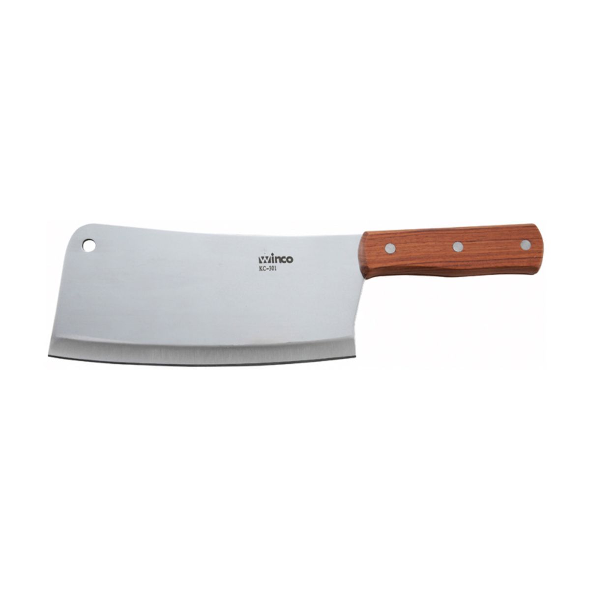 WINCO - Cuchillo Machete Mango Madera Heavy Duty 9X20Cm Winco WINCO