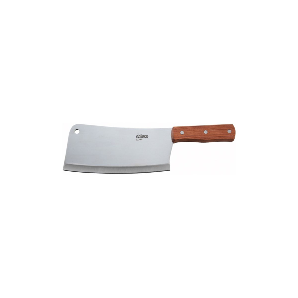 WINCO - Cuchillo Machete Mango Madera Heavy Duty 9X20Cm Winco WINCO