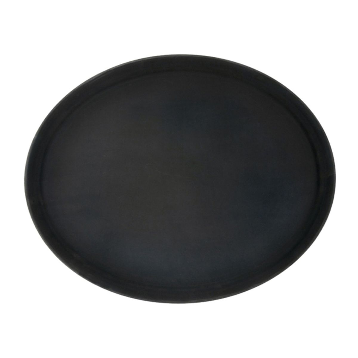 WINCO - Bandeja Antideslizante 59X68,5 Cm Oval Negra Winco WINCO
