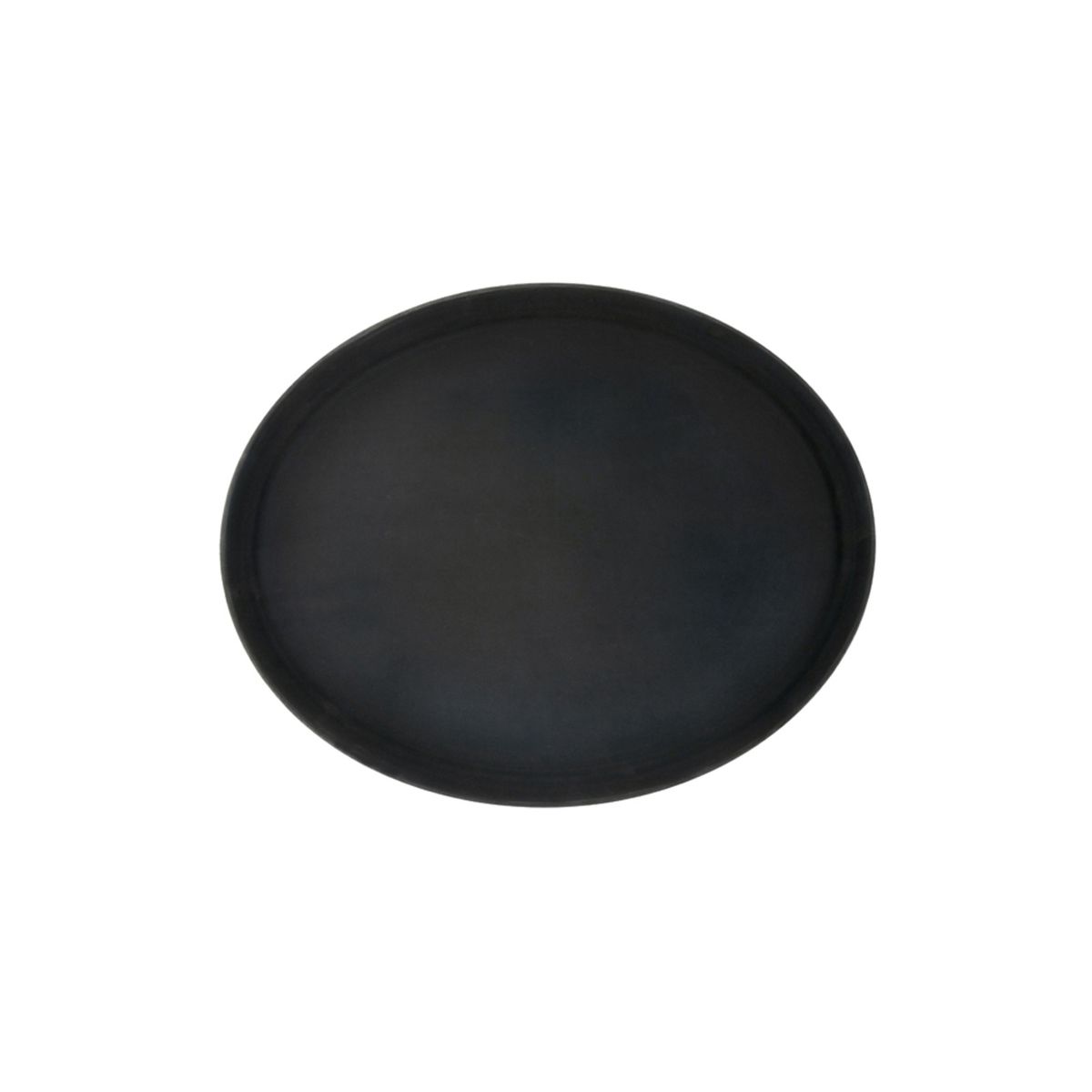 WINCO - Bandeja Antideslizante 59X68,5 Cm Oval Negra Winco WINCO